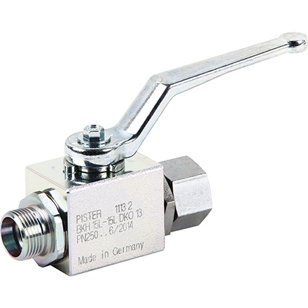 Rubinetto a sfera alta press. 2/2 15L DN13 filetto superiore senza maniglia