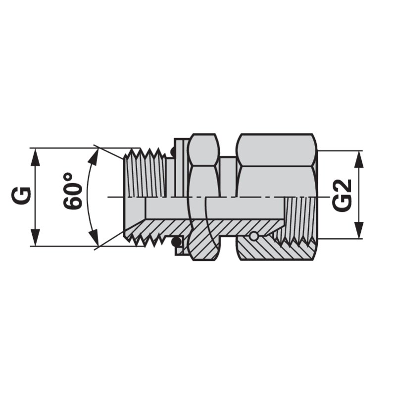 Gerader Einschraubstutzen