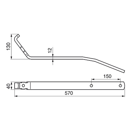 Zinkenarm anstelle von Kuhn 58557710