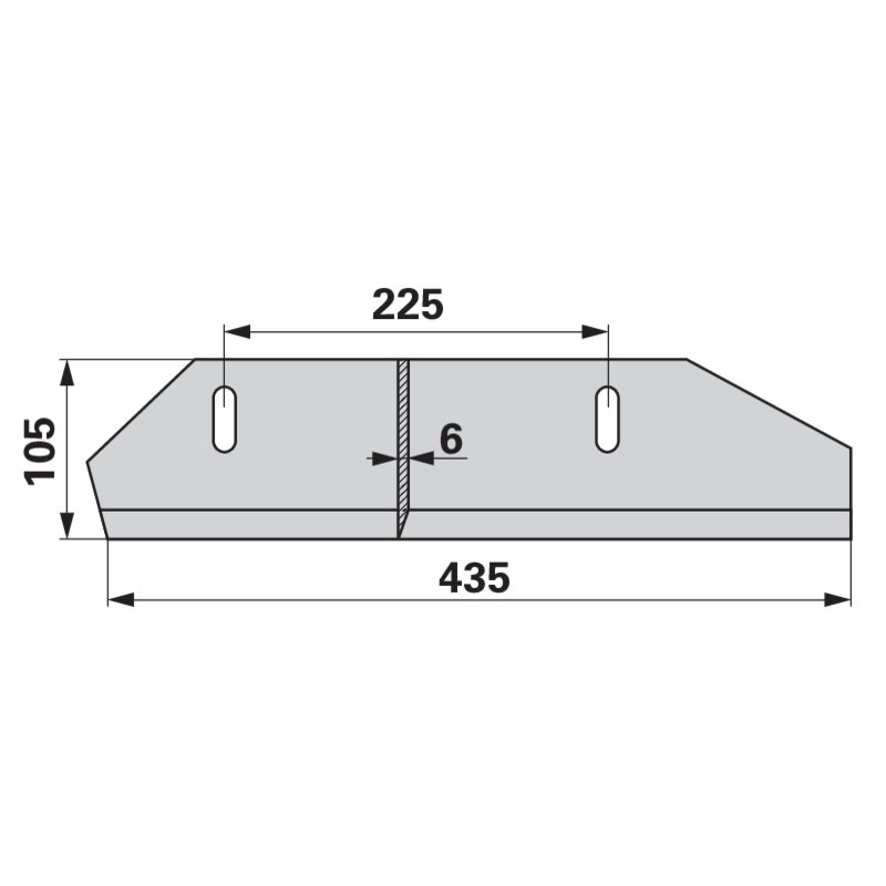Häckselmesser OS113 anstelle von Epple 643530