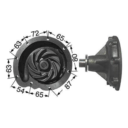 Pompa acqua invece di Case 3132739R92