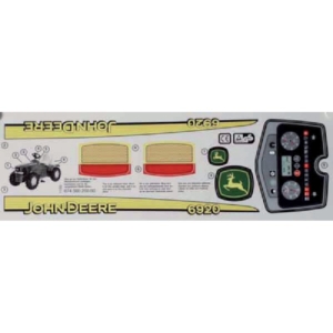 Aufklebersatz Farmtrac John Deere 6920 Spielzeug 67400020000 - rollytoys