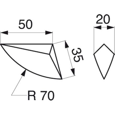 Anschweißspitze anstelle von Isaria E3142417