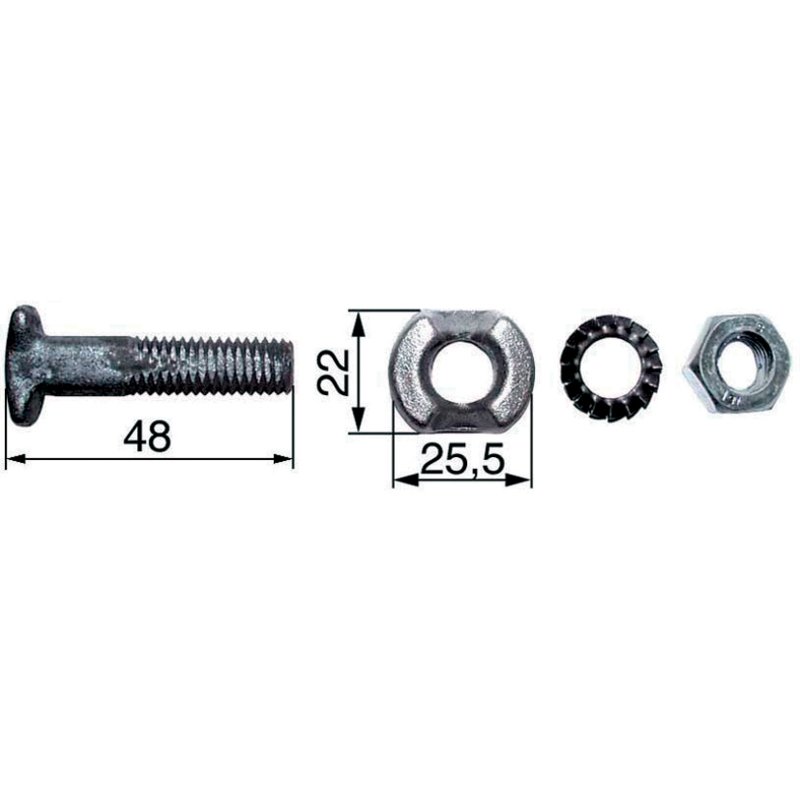 Kettenschraubengarnitur