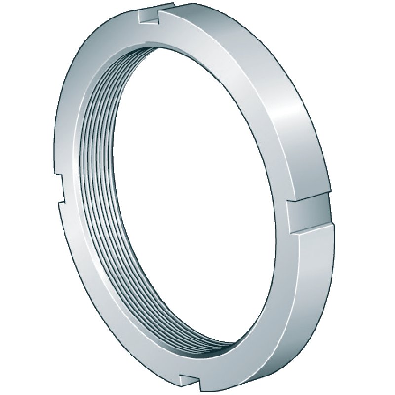 Ghiera KM09 M45x1,50 acciaio