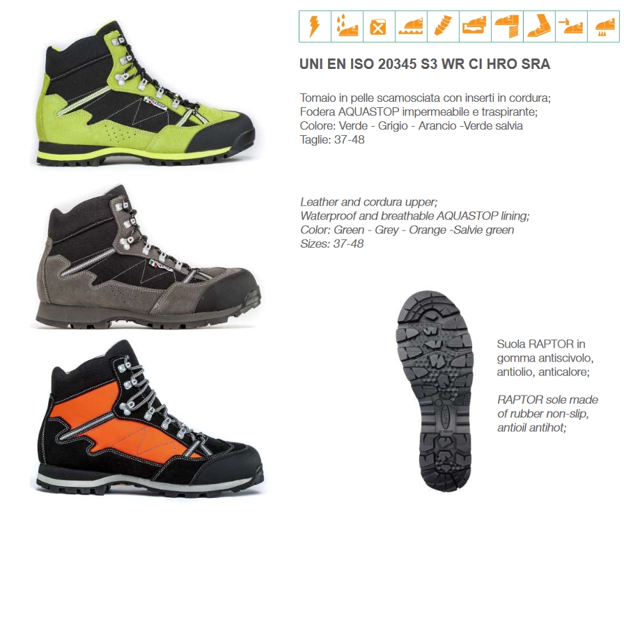 Scarpe Sicurezza generale verde oliva TG.44
