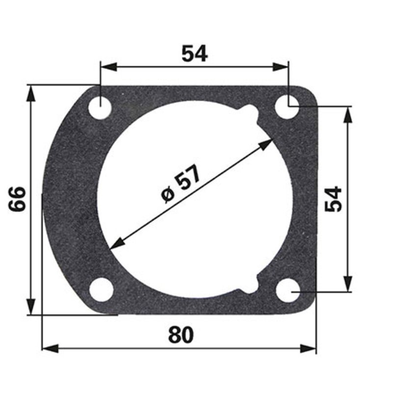 Zylinderfußdichtung