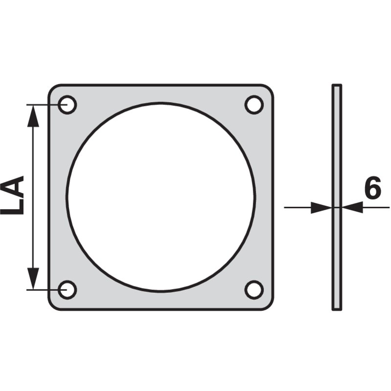 Flanschdichtung 4-6 Zoll