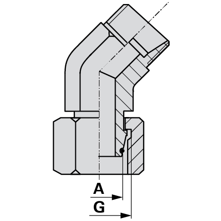 Einstellbare Winkel. EWS45 10S