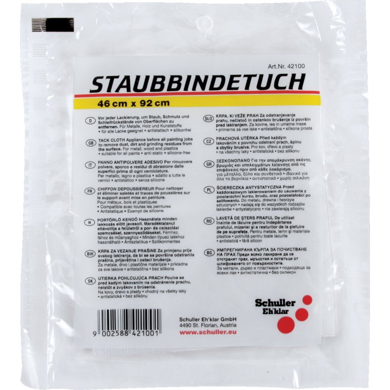 Staubbindetuch