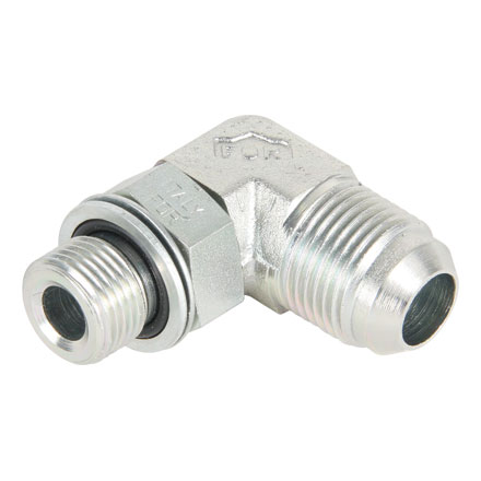 Einschraub Winkel. JIC 1 1/16-12 M27x2