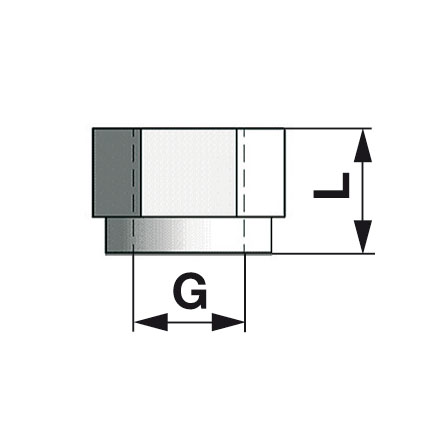 Mutter M33X2 Selbstsichernd