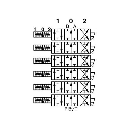 Monoblockventil DN85/4 6xA1
