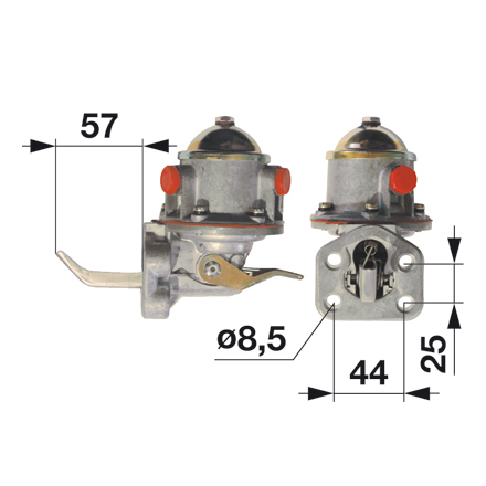 Kraftstoffpumpe zu MF