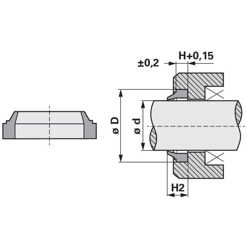 Abstreifer  30/38/4/7