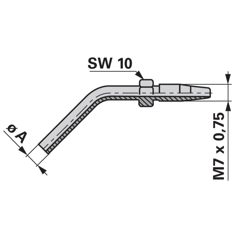 Rohrstutzen RSL45 DN04 DM 06