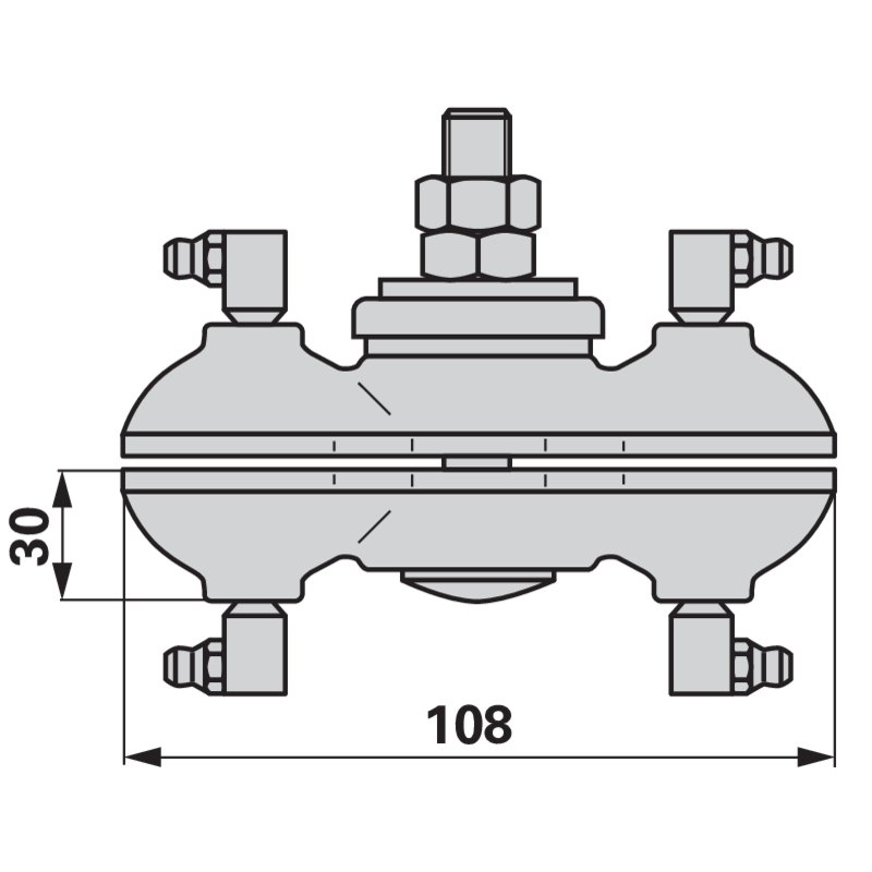 Kugellasche komplett