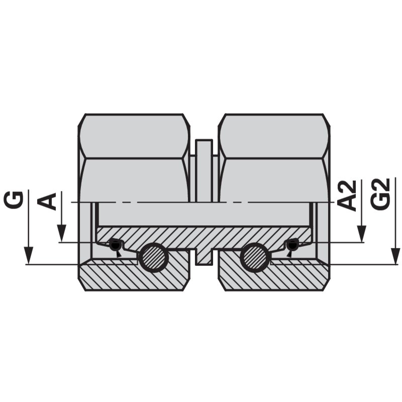 Gerade Reduzierverbindung