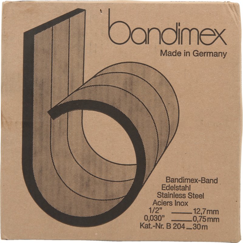 Bandimex Bandrolle Edelstahl