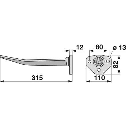 Rütteleggenzinke Vorne