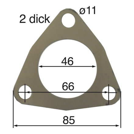 Flanschdichtung zu Krümmer MF