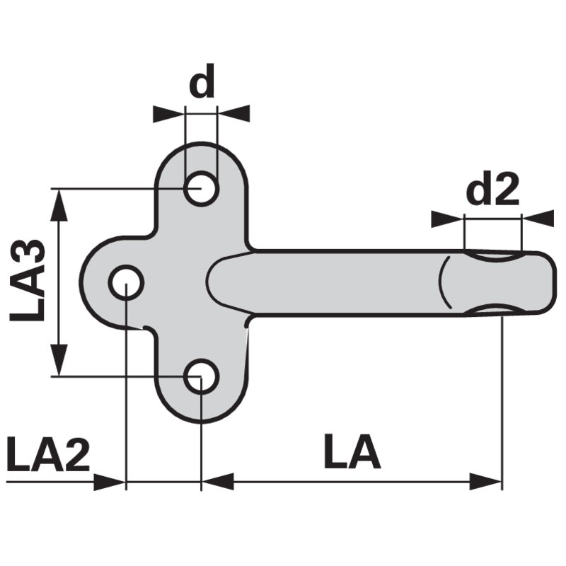 Einfallöse verzinkt, Größe 1, 16 mm