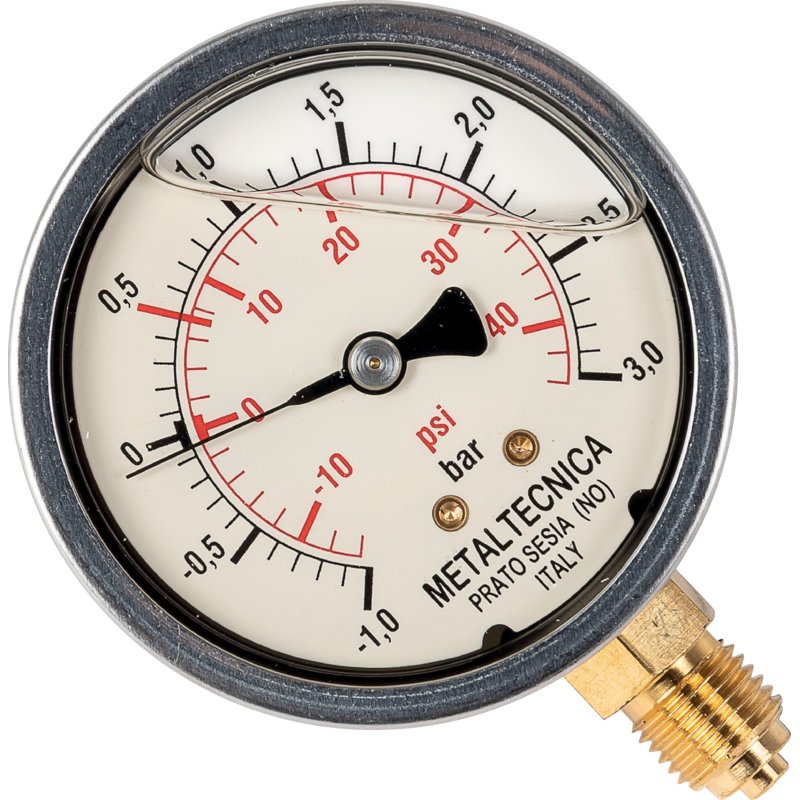 Mano-Vakuummeter AD 63 mm, Anschluss 1/4 Zoll unten - MZ 0360