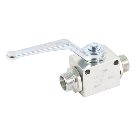 Rubinetto a sfera alta press. 2/2 6L DN4 con foro