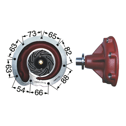 Pompa acqua invece di Case 3136053R92