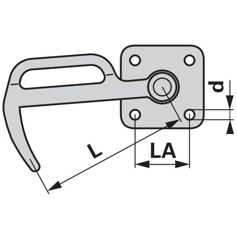 Bügelverschluss rechts