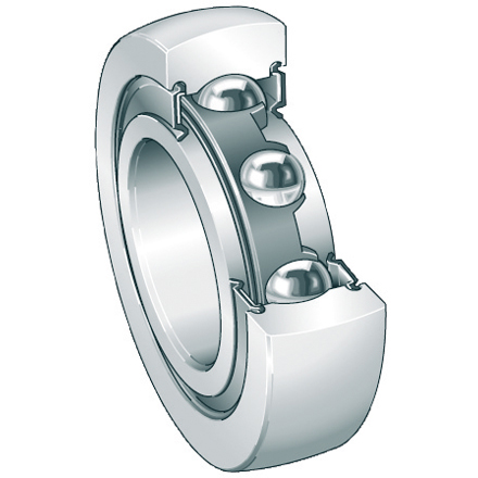 INA Laufrolle LR203-2RSR, ballig