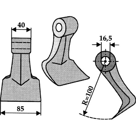 Martello trincia, invece di Maschio T07400950