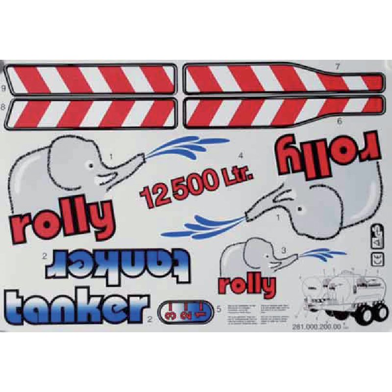 Set di adesivi per cisterne Jumbo