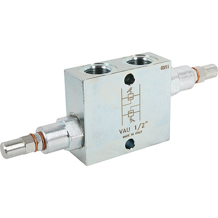 Valvola antiurto doppia VAU 1/2
