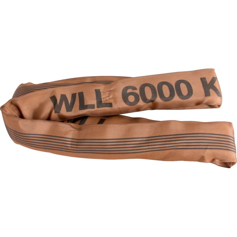 Rundschlinge Braun 6 t, Umfang - 5 m, Breite - 80 mm