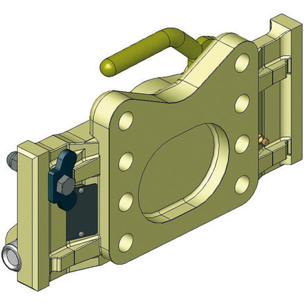 Adapterplatte 325 140x80 mm M20