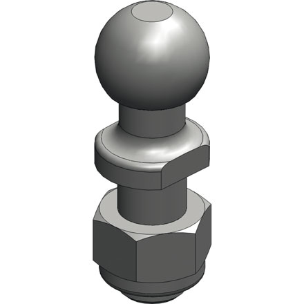 Zug Kugel K50 mit Mutter M30x2