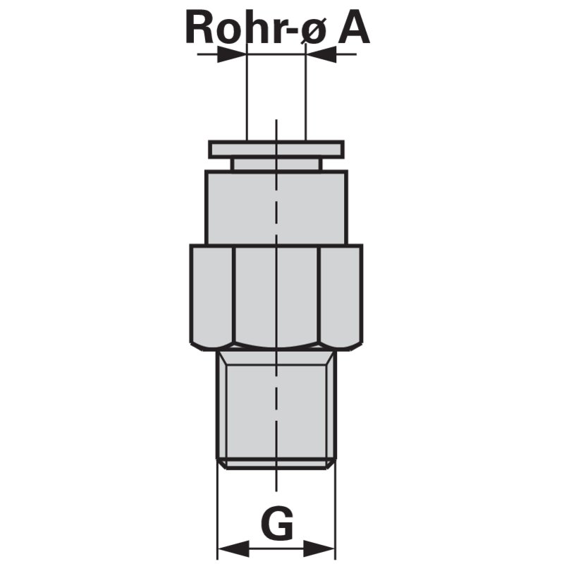 Steckverbinder Gerade