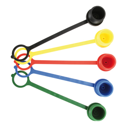 Staubschutz Schraubkupplung BG3 für Stecker Gelb