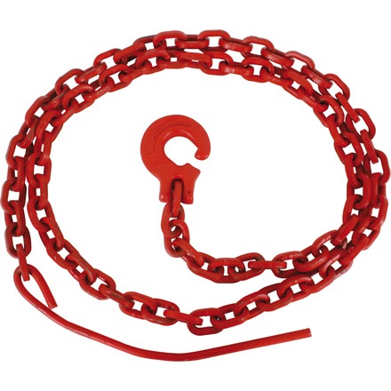 Würgekette 7 mm, L 3.000 mm, Güte 80, Rot