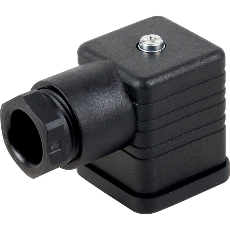 Gerätestecker 250V max. AC, DC schwarz