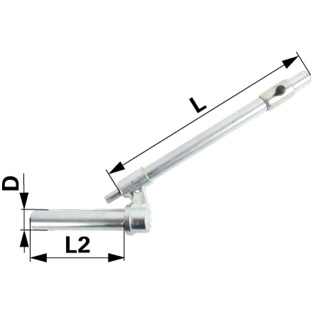 Bullone a innesto diritto Dm 31mm lunghezza 330mm