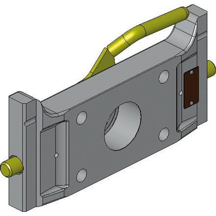 Adapterplatte 314 140x80 mm M20