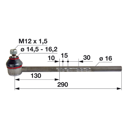 Spurstange anstelle von Steyr 292430066 anstelle von Steyr 292430066
