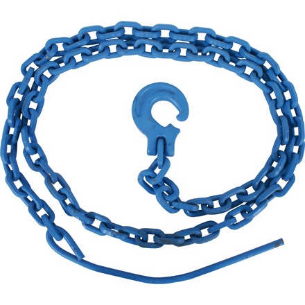 Würgekette 10 mm, L 2.500 mm, Güte 100, Blau
