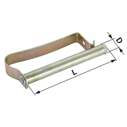 Spinotto con molla 12/80 mm