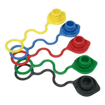 Staubschutz Steckkupp. BG4 für Muffe Rot