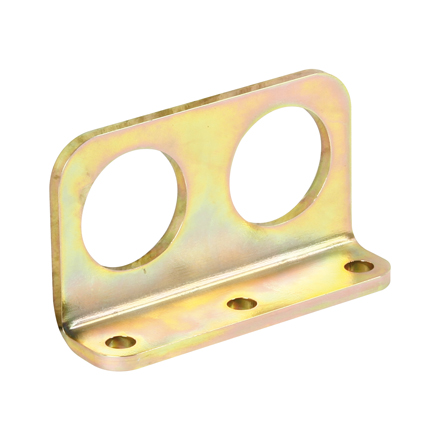 Anschweißplatte 2-fach gebogen