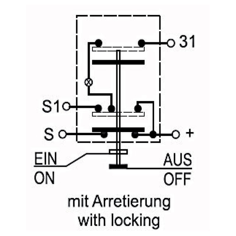 Druckknopfschalter