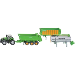 Trattore Deutz Fahr con rimorchio Joskin giocattolo 1848 - Siku